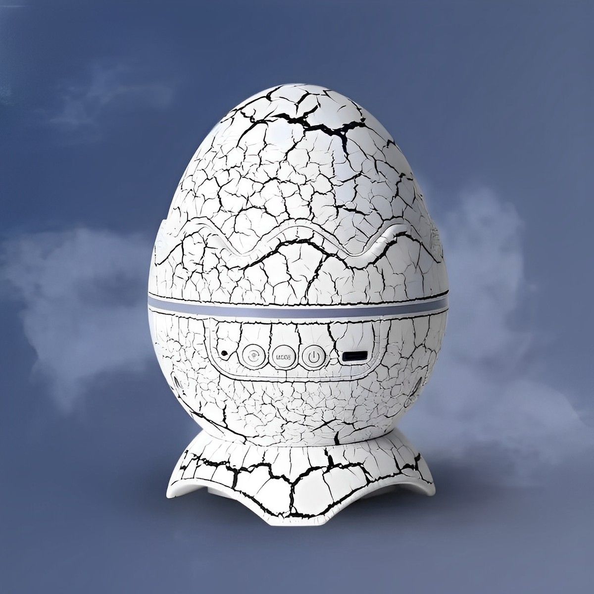 MILOPTS - Proyector De Estrellas Bluetooth Cascara Huevo De Dinosaurio