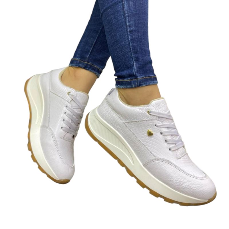 EVEGONZ - Tenis en Cuero Calidad y Confort Zapato de Moda