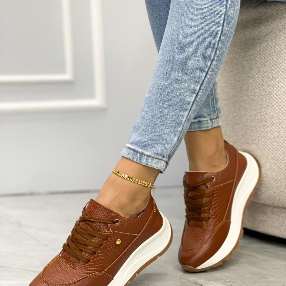 EVEGONZ - Zapato en Cuero Estilo y Calidad Tenis Urbanos de Moda