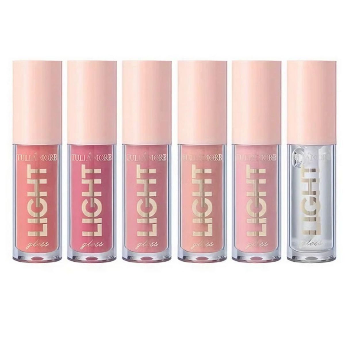 GENERICO - Labiales Gloss Brillantes X 6 Unidades Duradero e Hidratantes