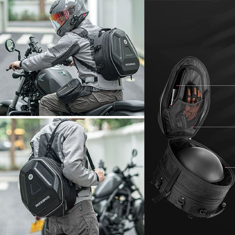 Maleta Rockbros Para Moto Porta Casco Morral Viaje Tank Bag