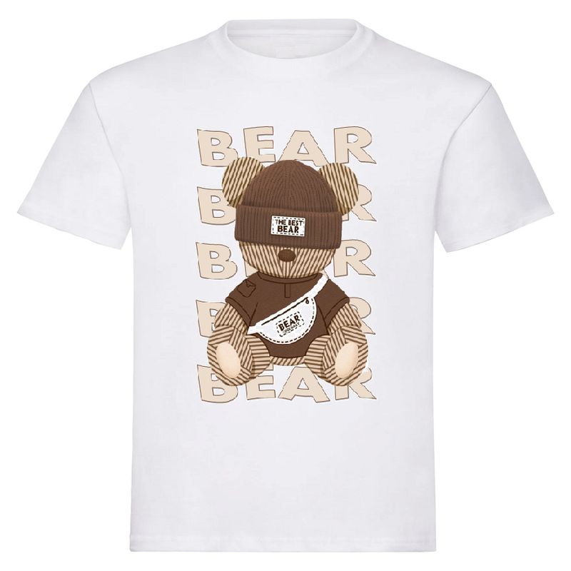VANIDADES COLLECTIONS - Camiseta Bear Camiseta Estampada Para Hombre Y Mujer OSO_.