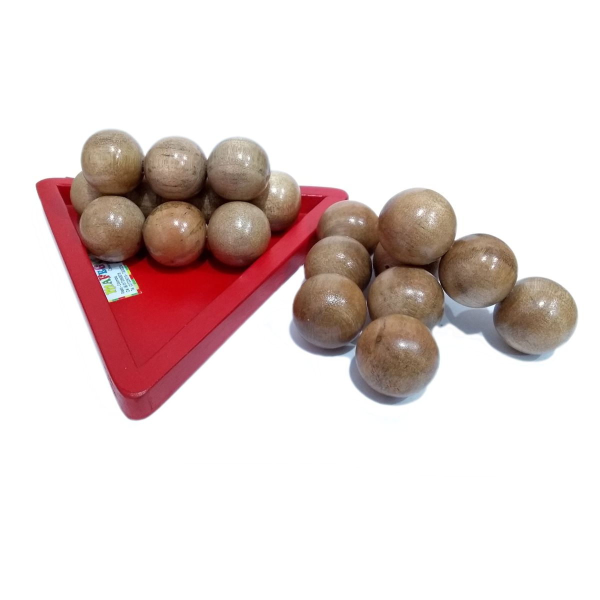 MAFEGO - Rompecabezas Pirámide de armar en Madera Mafego