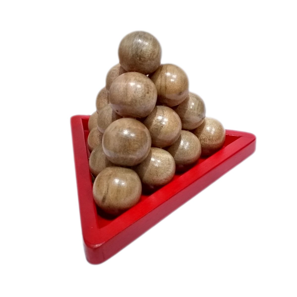 MAFEGO - Rompecabezas Pirámide de armar en Madera Mafego