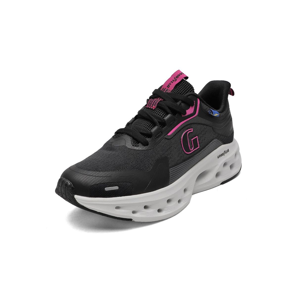 GOODYEAR - Tenis Goodyear Mujer NegroRosa DELANI-B