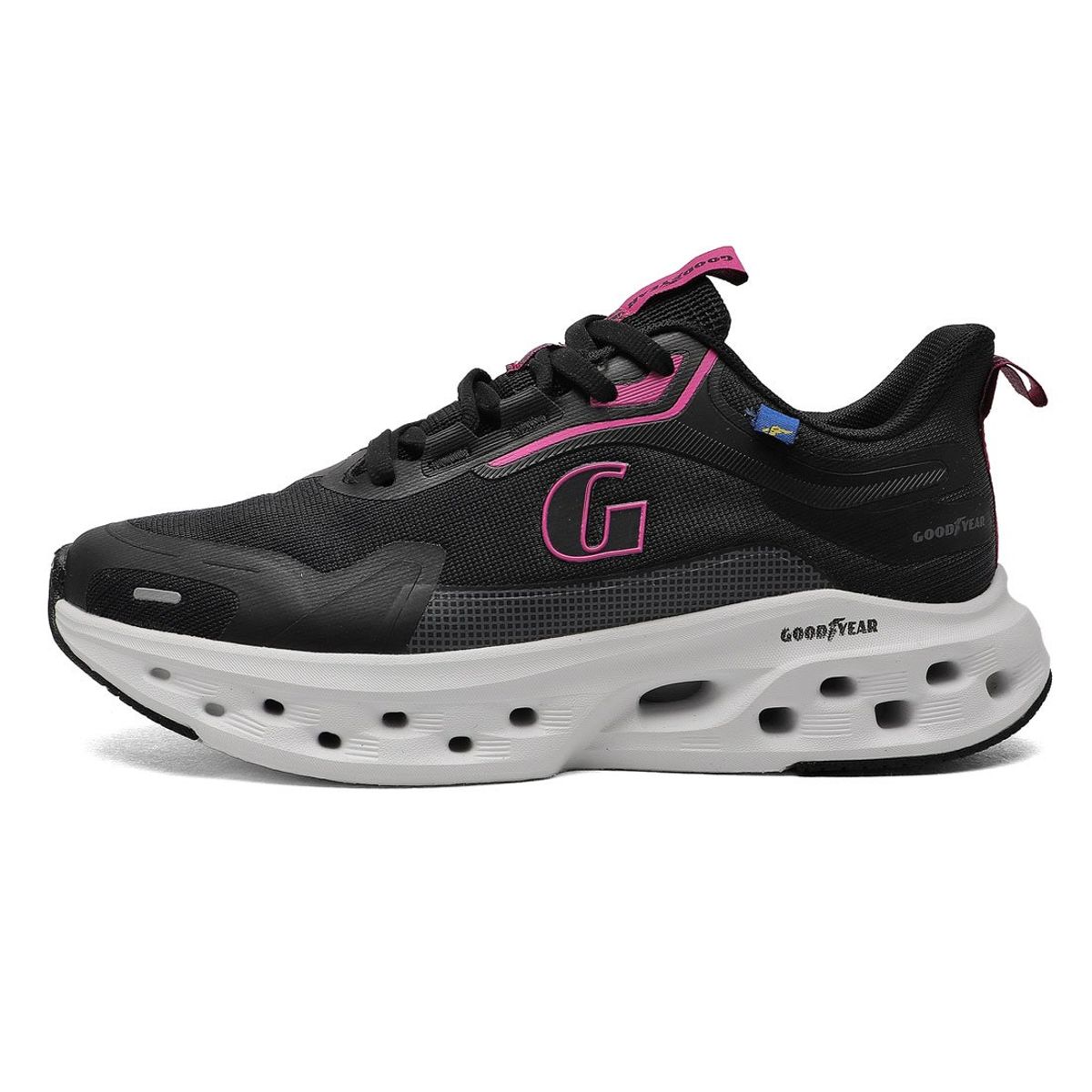 GOODYEAR - Tenis Goodyear Mujer NegroRosa DELANI-B