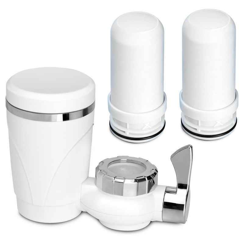 CHEF MASTER - Filtro de Agua para Grifo 7 Niveles Filtrado + 2 Repuestos