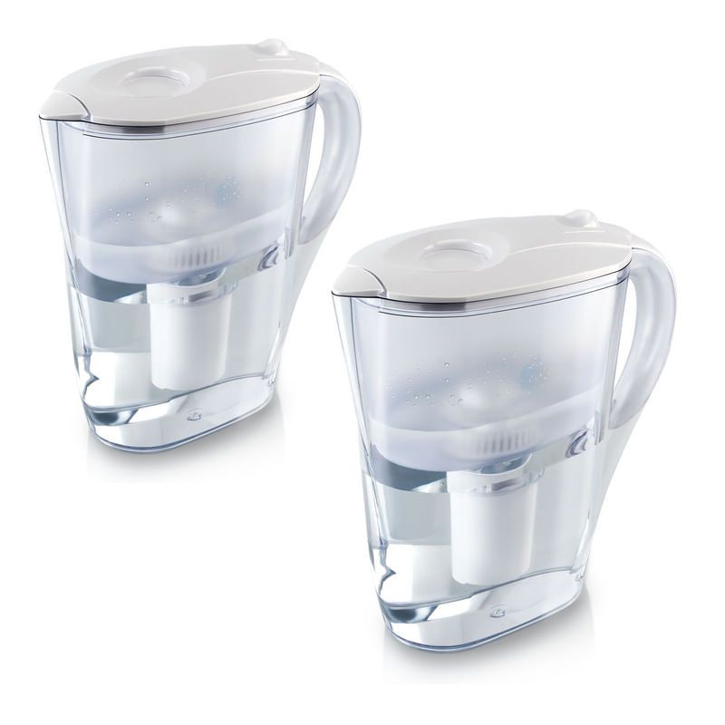 CHEF MASTER - Set x2 Jarras Filtradoras de Agua Alcalina 26L con Filtro