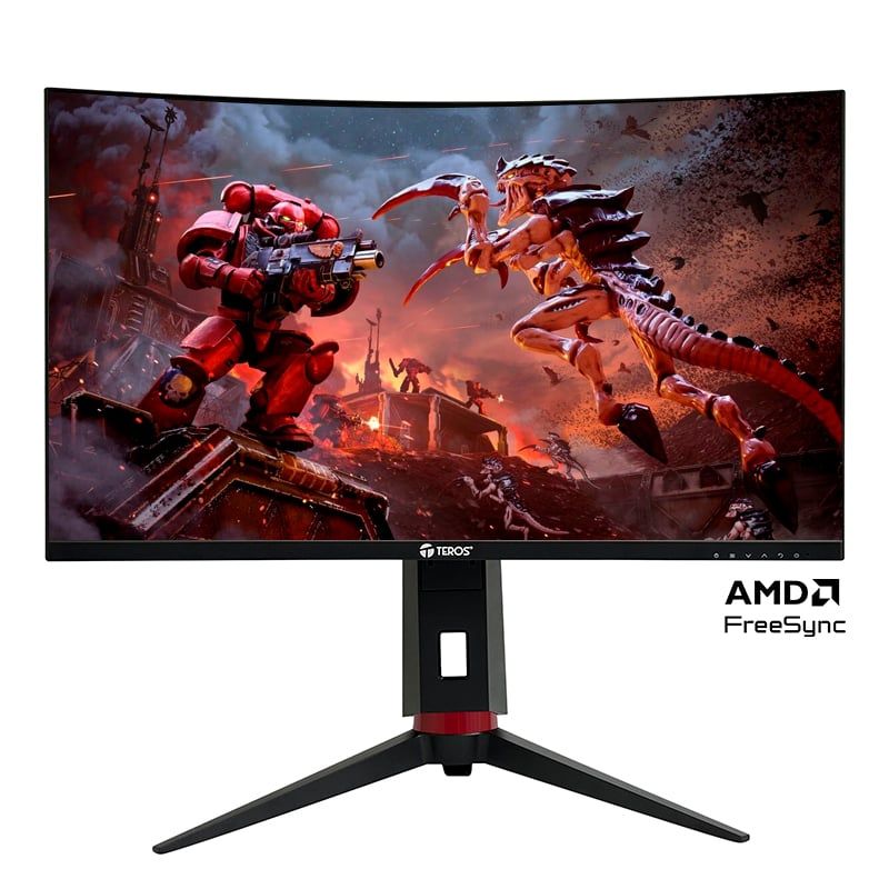 TEROS - Monitor curvo Teros TE-2766G, 27" VA 180 Hz, 1920x1080 FHD, HDMI / DP