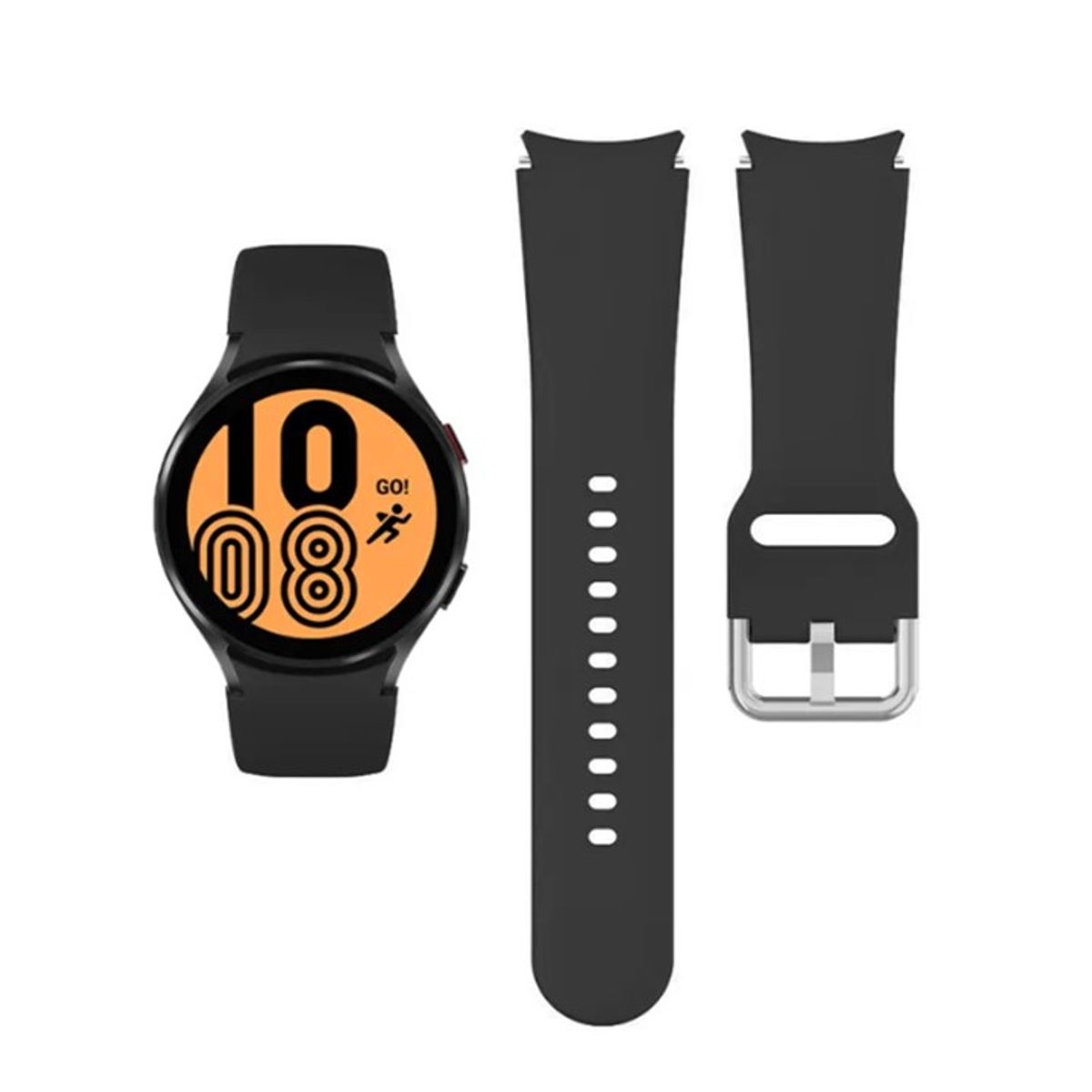 GENERICO - Correa Pulso Silicona Compatible Samsung Watch 7 ( watch 4,5,5pro, 6)