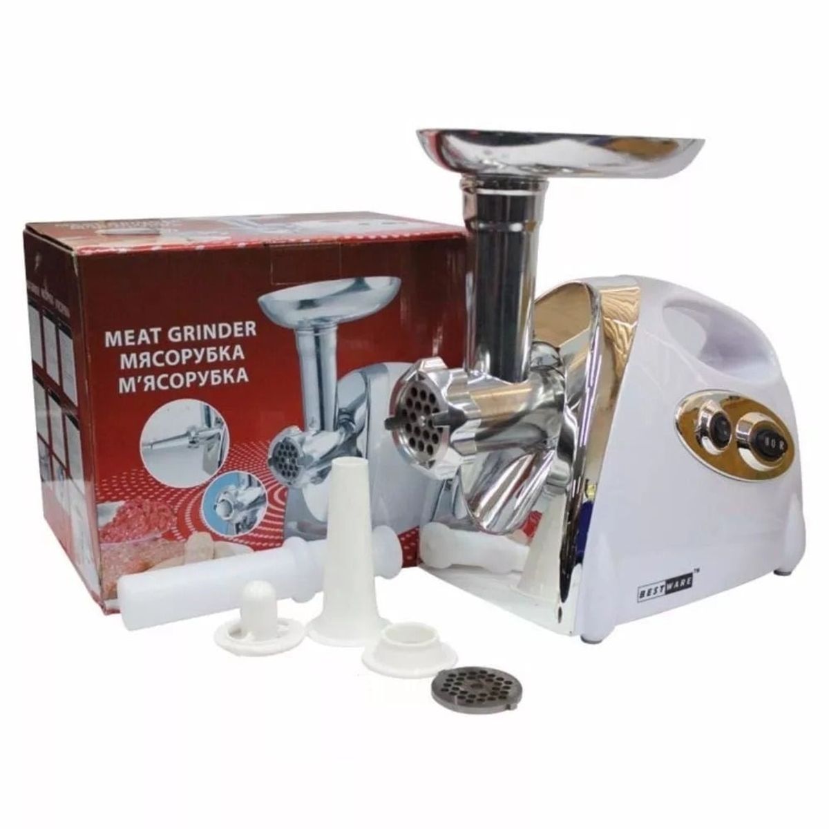 MOLINO - Molino De Carne Chorizos Eléctrico Moler Picar Embutidor