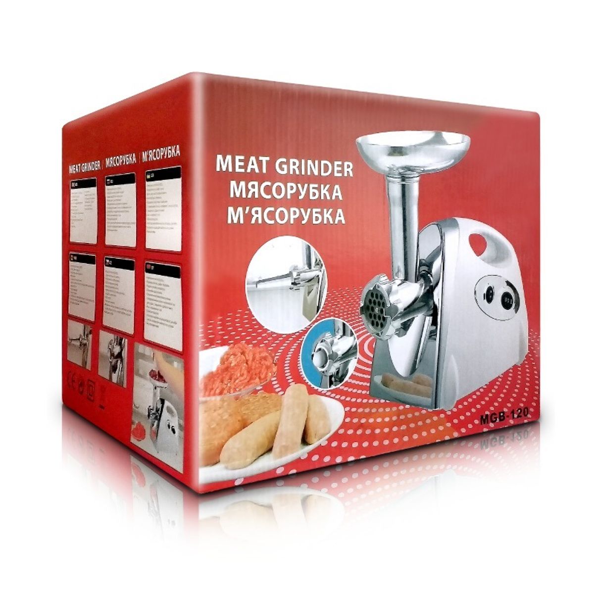 MOLINO - Molino De Carne Chorizos Eléctrico Moler Picar Embutidor