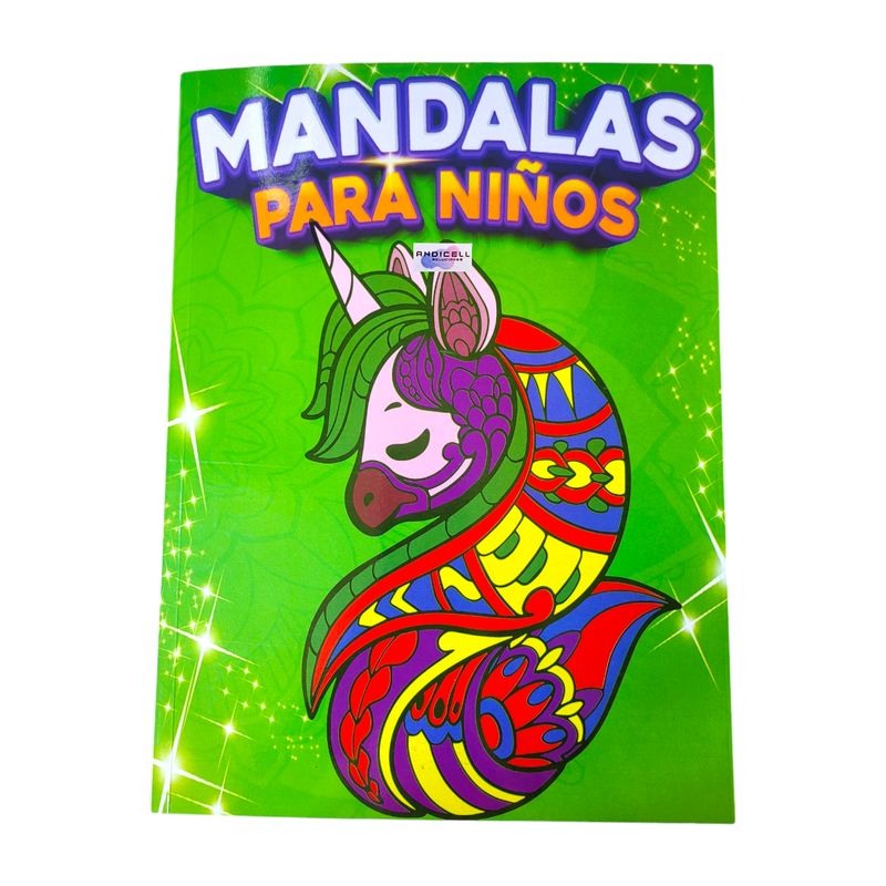 GENERICO - Cartilla para Colorear Pintar Mandalas para Niños
