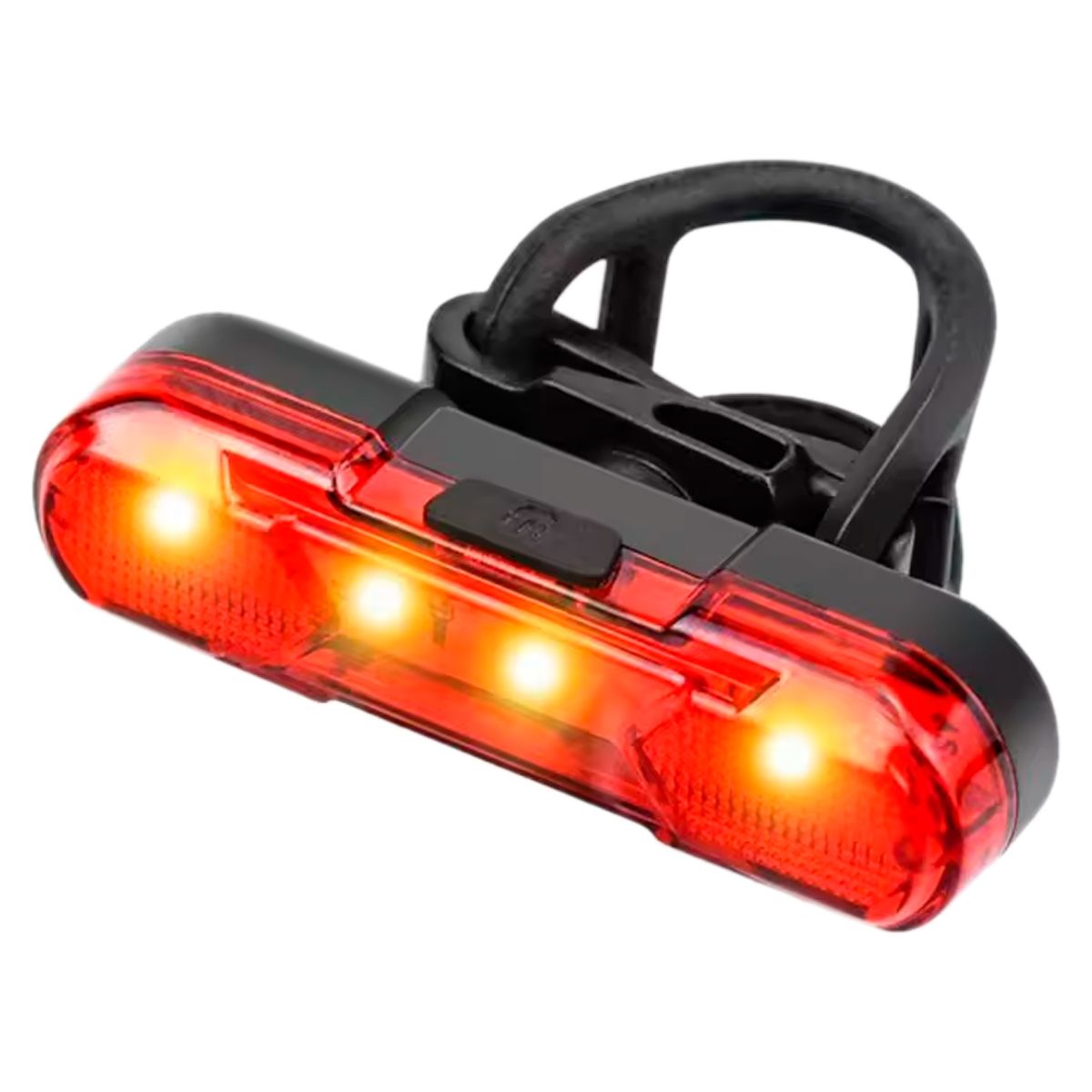 GENERICO - Luz Trasera Stop Led Roja 360° Bicicleta Recargable Usb