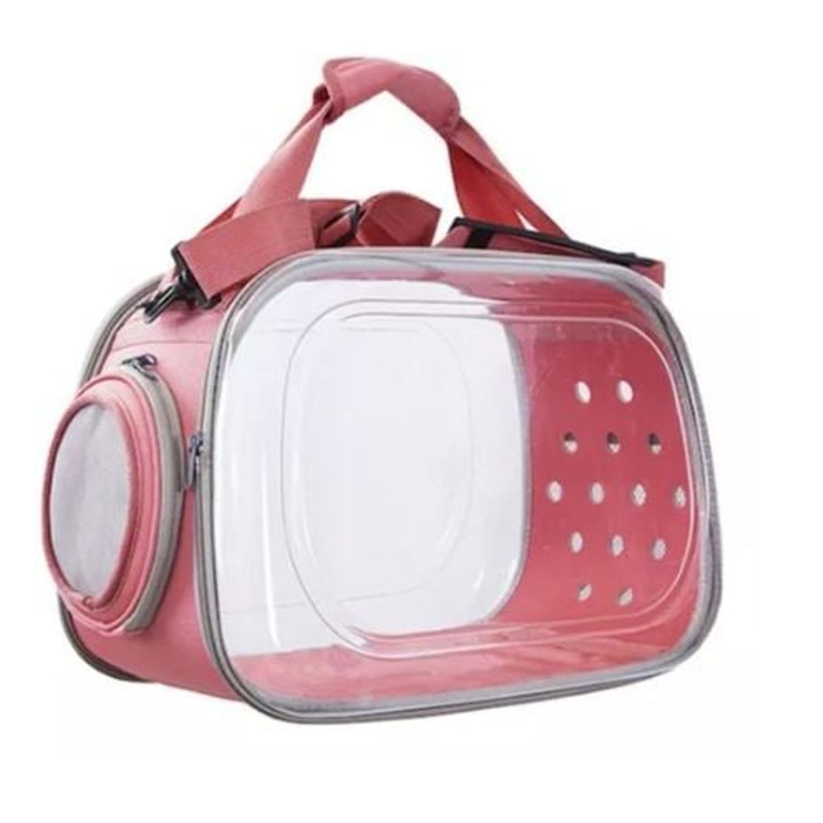 CATLIKE - Bolso Guacal Transparente Plegable Para Mascota Catlike Store Rosa