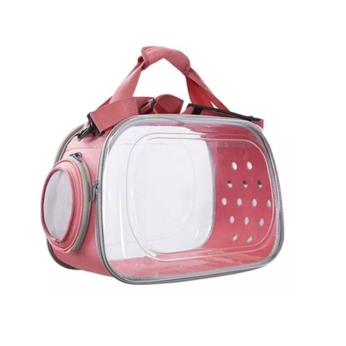 CATLIKE - Bolso Guacal Transparente Plegable Para Mascota Catlike Store Rosa