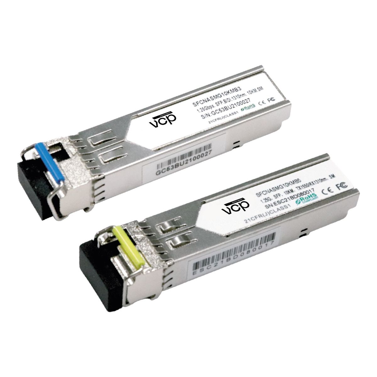 VCP - Módulos Sfp Lc 1 Hilo Sm Bidi Tx1310 Rx1550 Y Tx1550 Rx1310