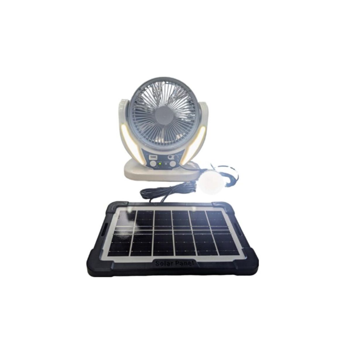 GENERICO - VENTILADOR CON PANEL SOLAR