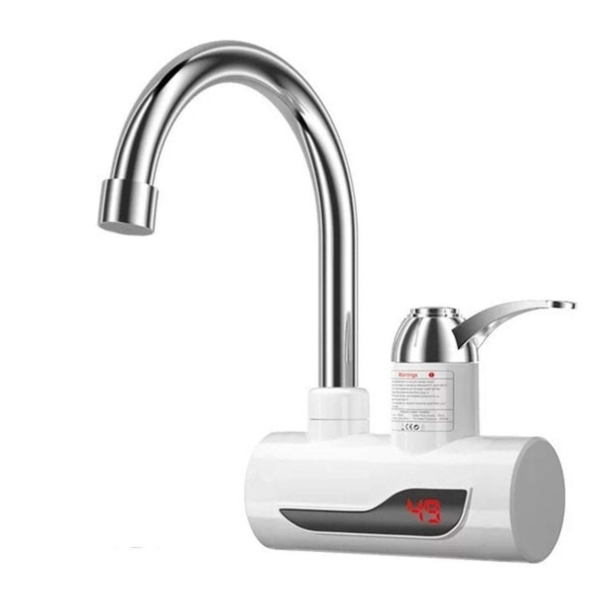 GENERICO - Grifo Calentador Agua Eléctrico Frío Y Caliente Cocina