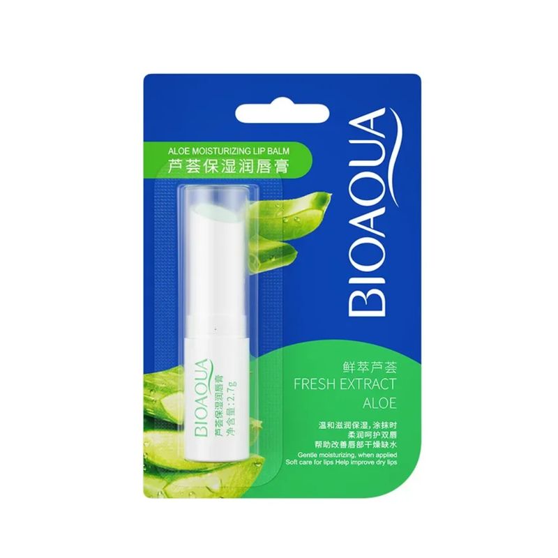 BIOAQUA - Balsamo Bioagua Labios Protector Reparador Brillo Labial