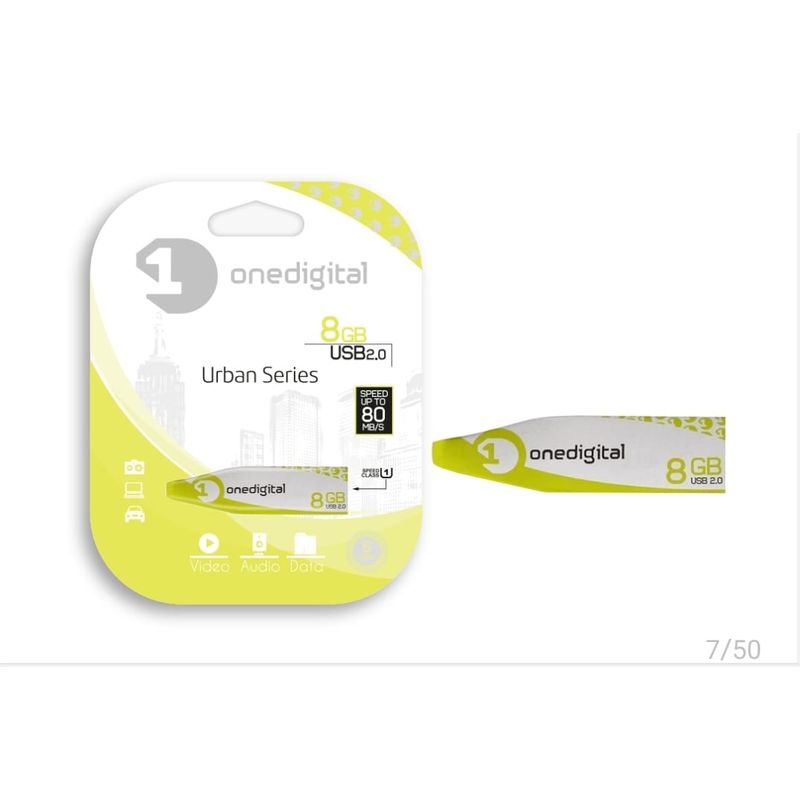 ONEDIGITAL - Memoria Usb 2.0 8 gb Onedigital Original