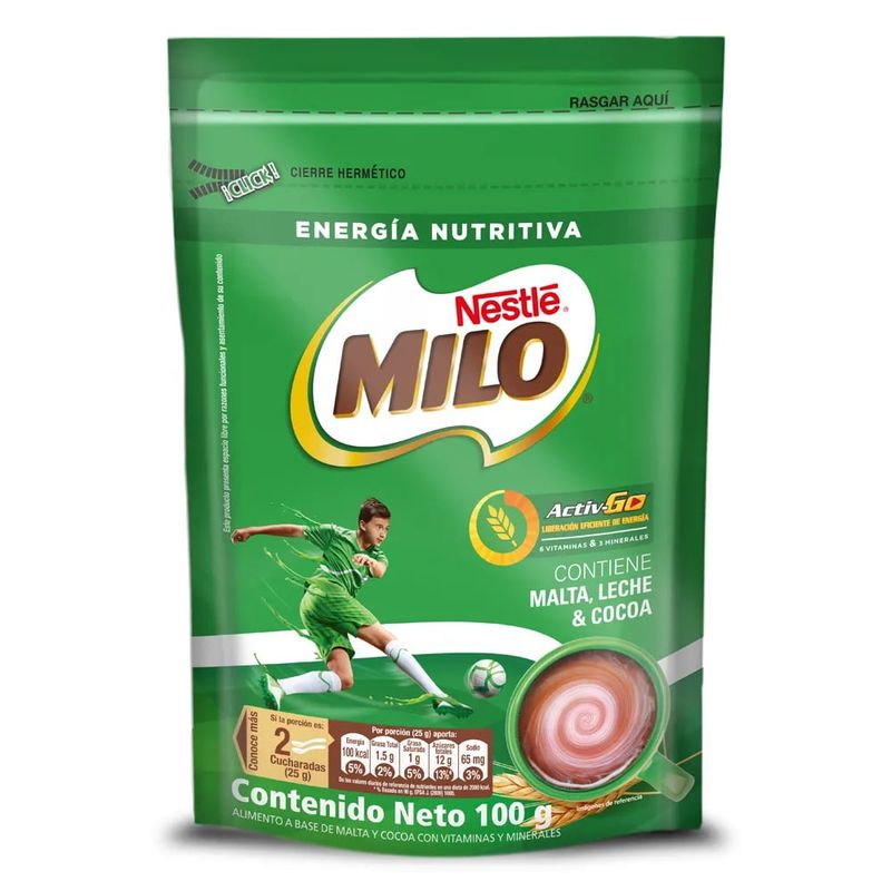 MILO - Milo en Polvo Activ-go x100g Doypack