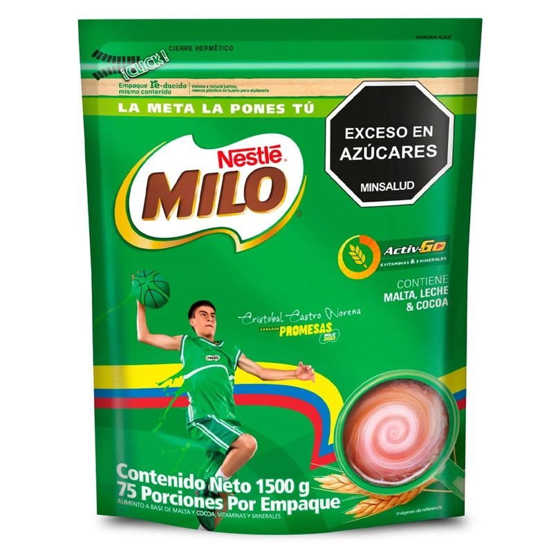 MILO - Milo en Polvo Activ-go Bolsa x 1500g