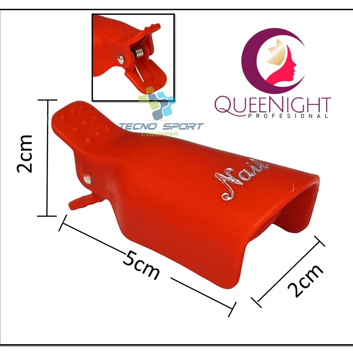 GENERICO - Pinzas Para Retiro De Esmalte Semi-permanente - Reusable