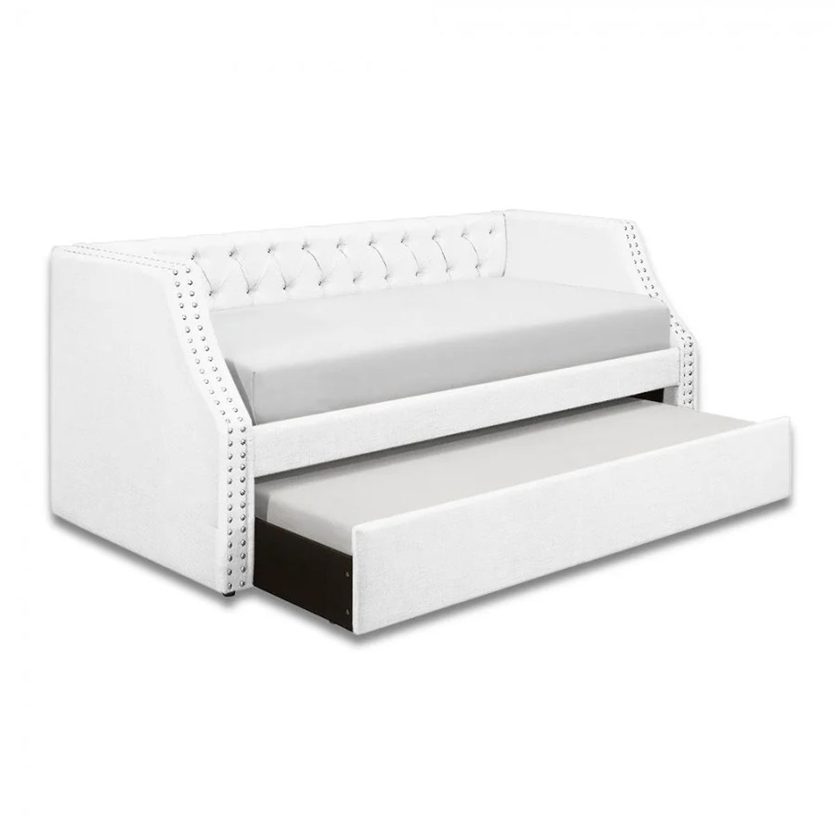 MAGIC CLASS - CAMA NIDO SPACE´S DUPLEX 120X190 ECOCUERO BLANCO
