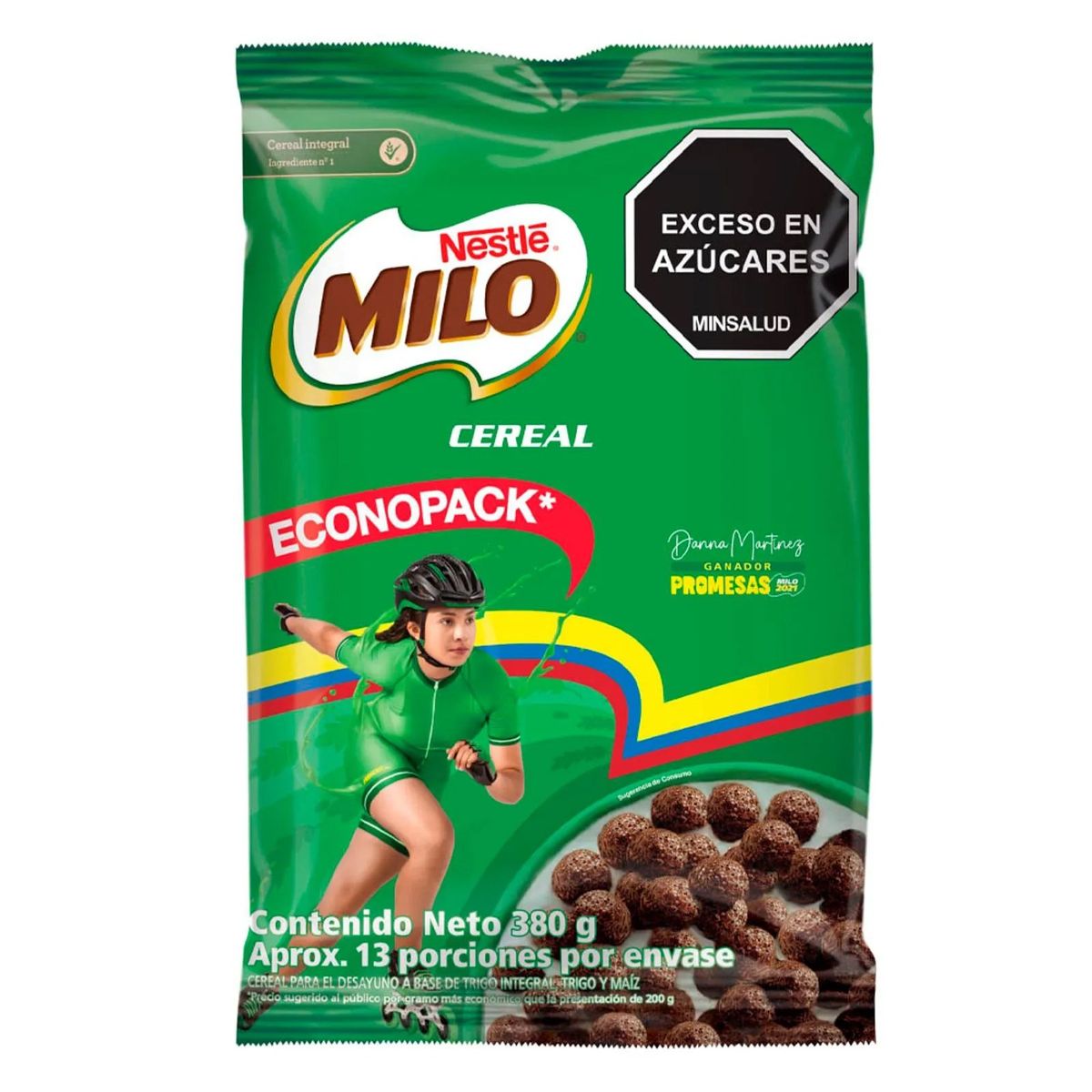 MILO - Cereal Nestle Milo Bolsa x 380g