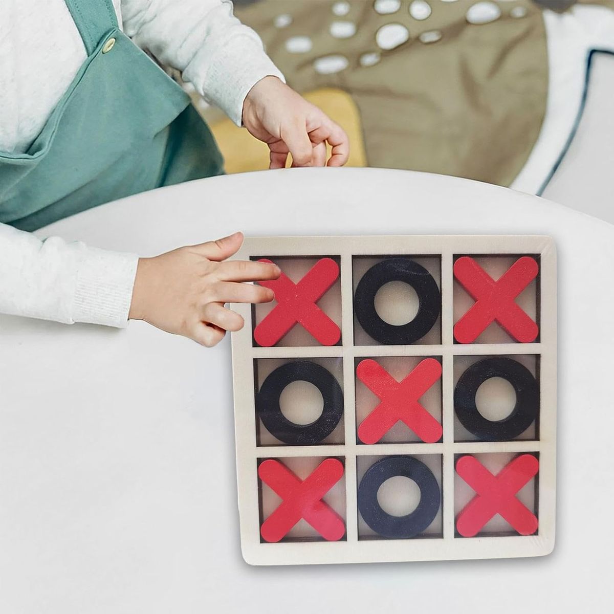 IKSA - Triqui Juego De Mesa Didáctico En Madera Fina Decoración
