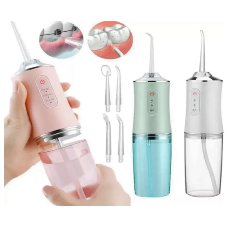 GENERICO - Irrigador bucal con chorro de agua para higiene bucal y limpieza dental