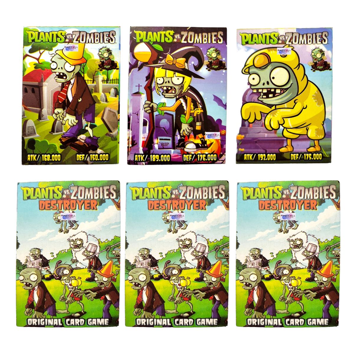 GENERICO - 150 Cartas de Juego Coleccionables Plantas vs Zombies