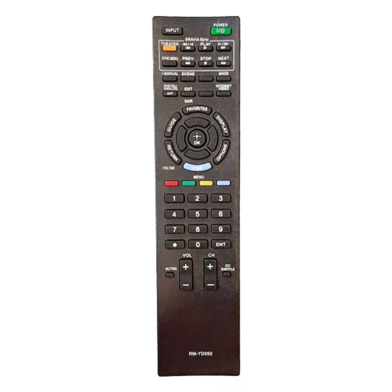 GENERICO - Control Tv Compatible Con Sony Lcd + Forro + Pilas