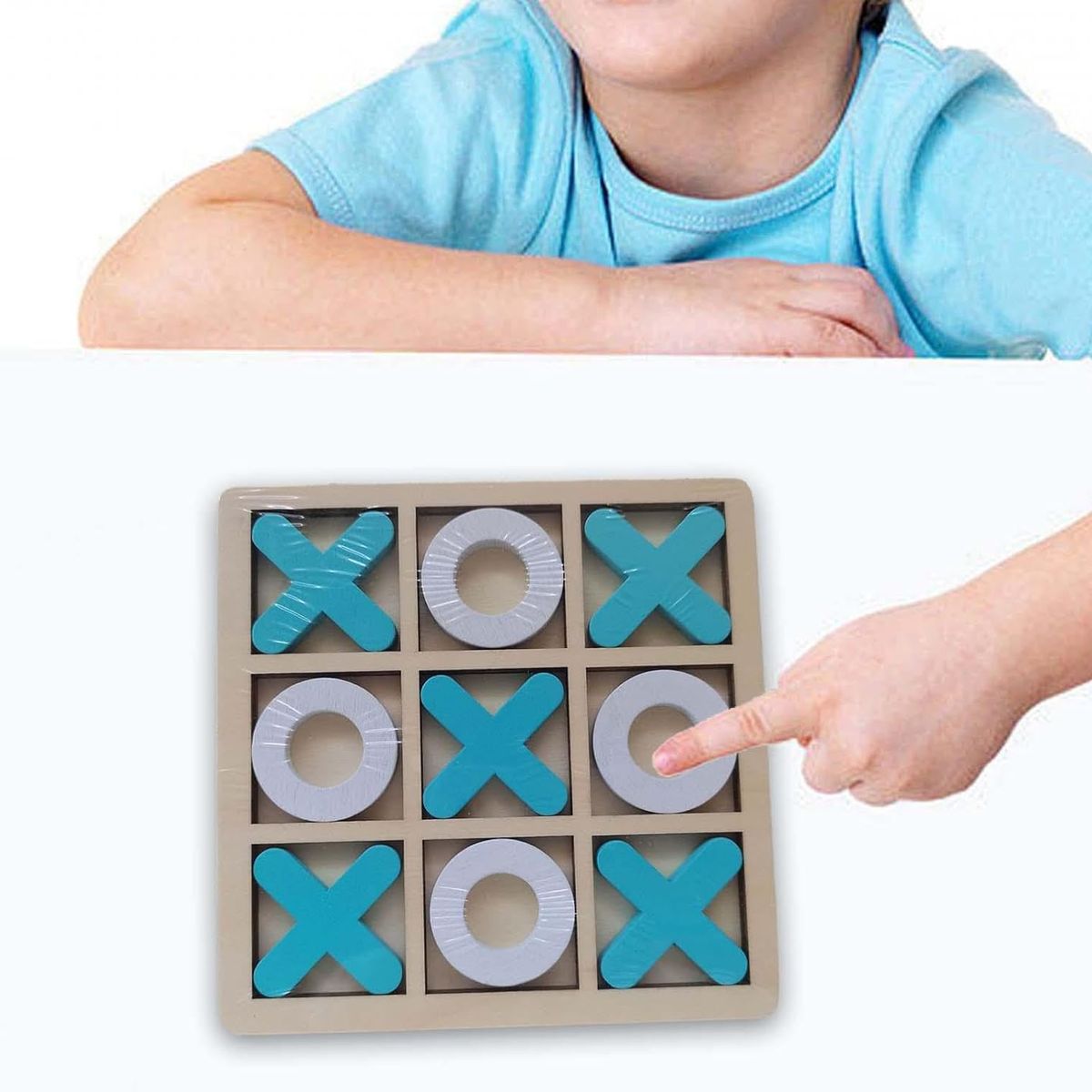 IKSA - Triqui Juego De Mesa Didáctico En Madera Fina Decoración