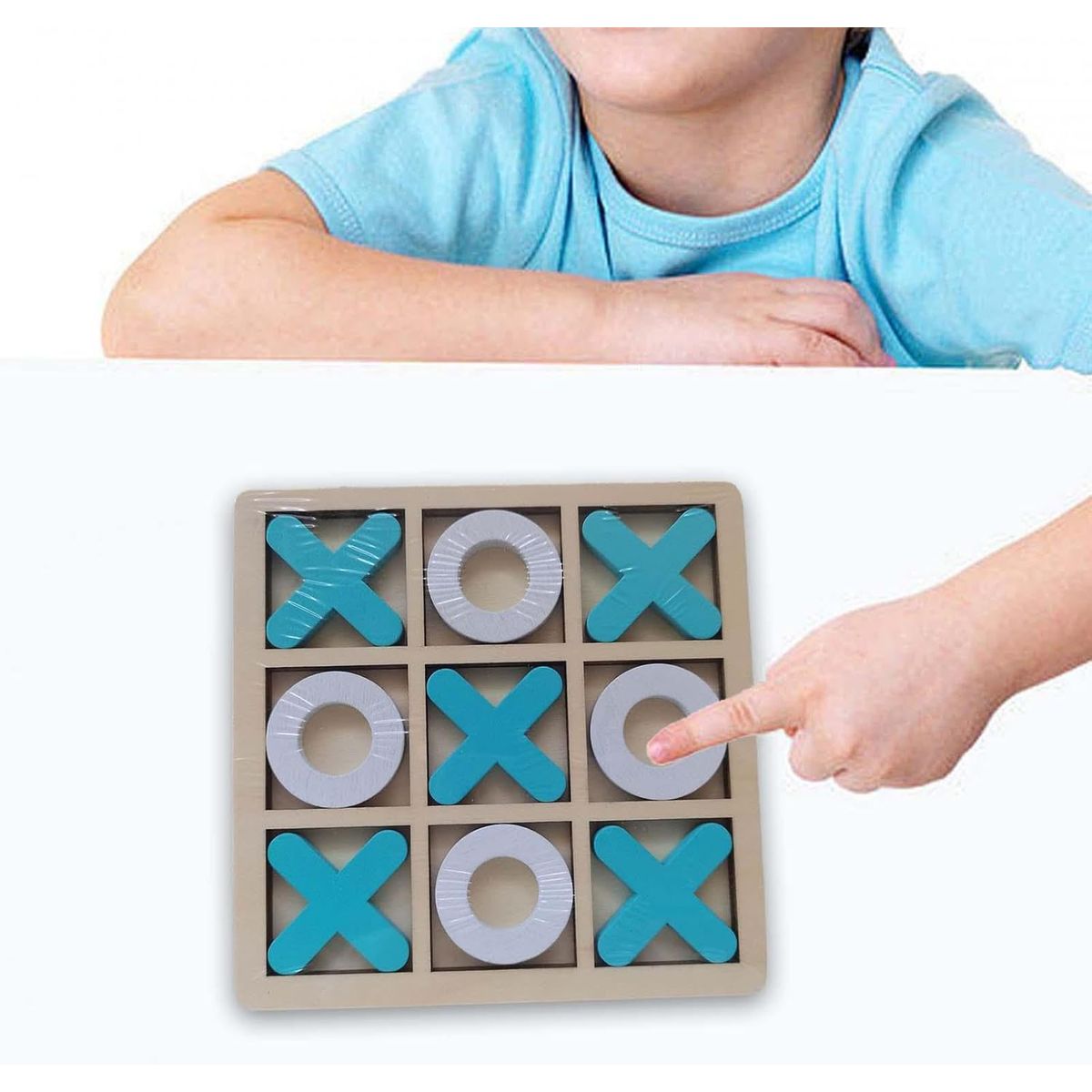 IKSA - Triqui Juego De Mesa Didáctico En Madera Fina Decoración