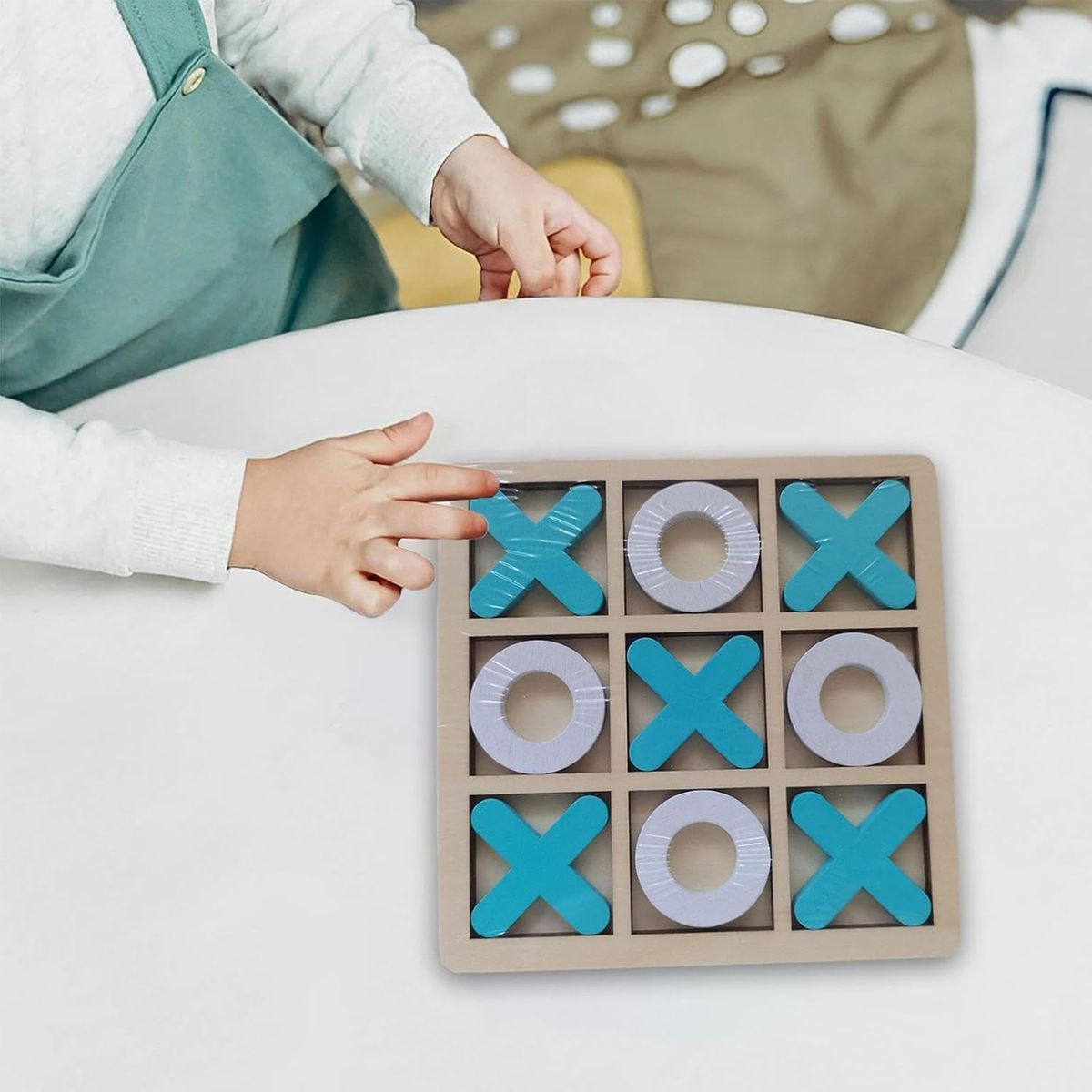 IKSA - Triqui Juego De Mesa Didáctico En Madera Fina Decoración
