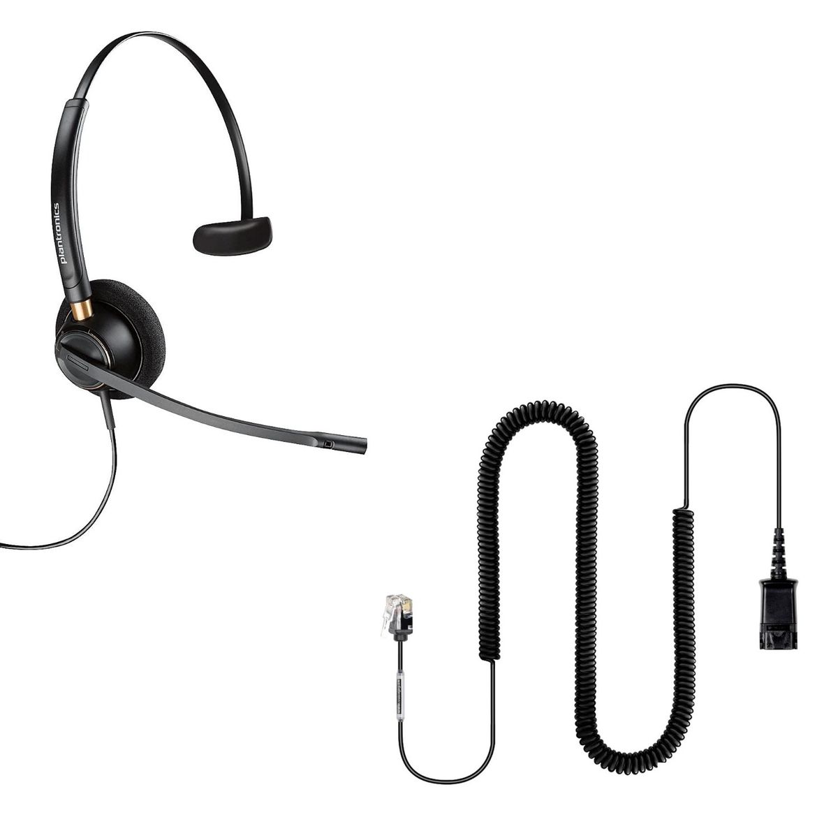 PLANTRONICS - Diadema Plantronics Encore Pro 510 + Adaptador Rj9 Voice