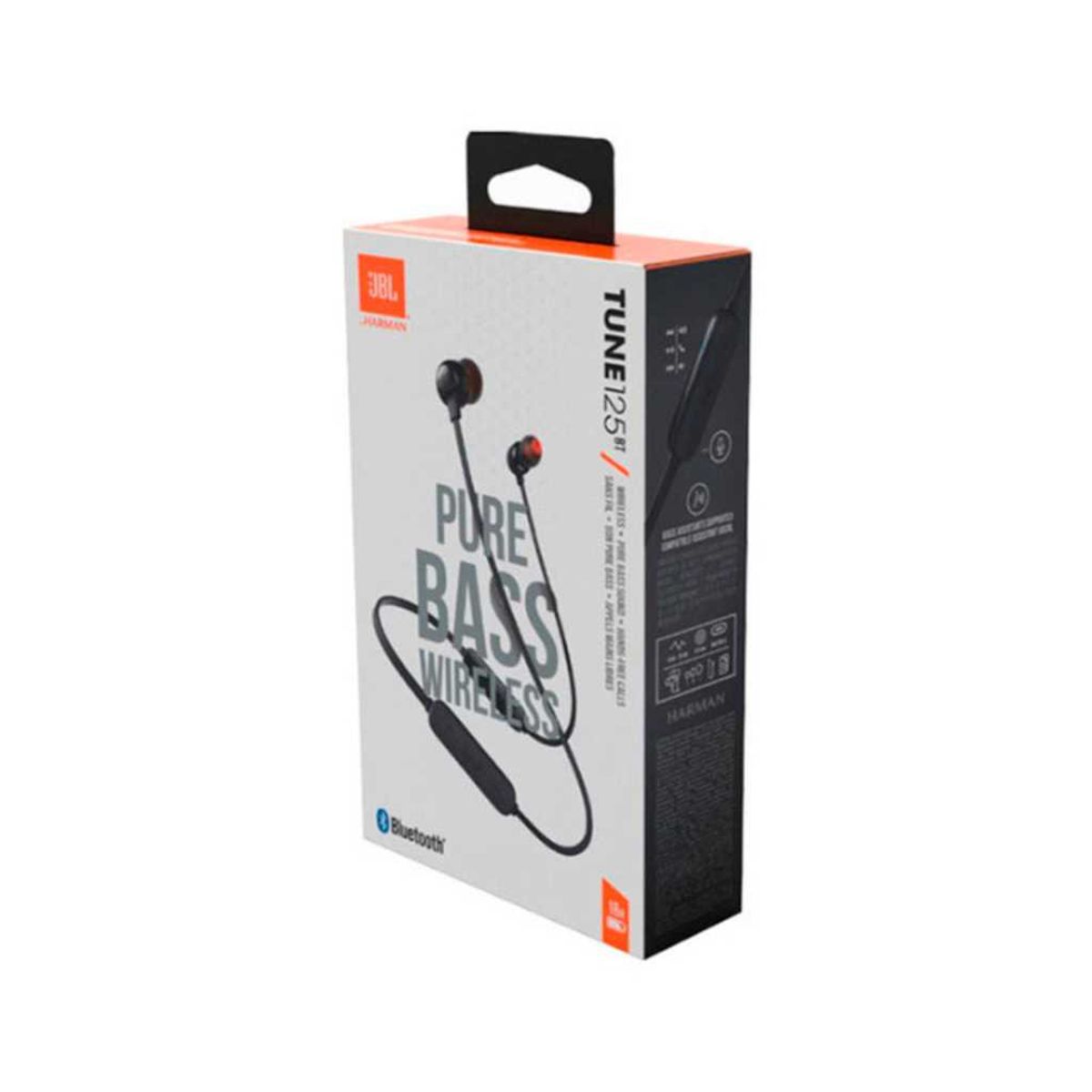 JBL - AUDIFONOS JBL TUNE 125 BT BLUETOOTH NEGRO 16 horas