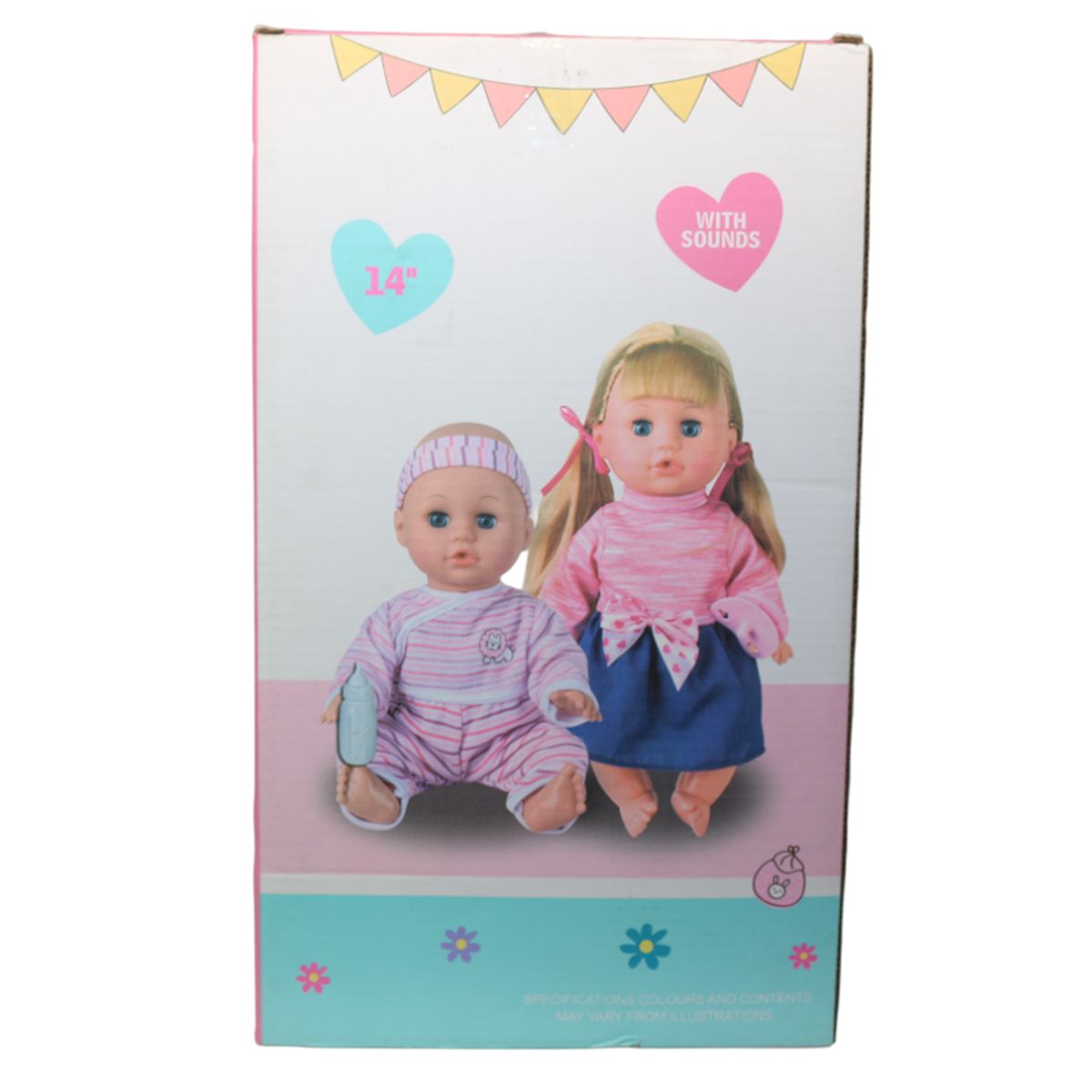 JUGUETELANDIA - MUÑECA DRINK 6 SONIDOS CON ACCESORIOS CAJA