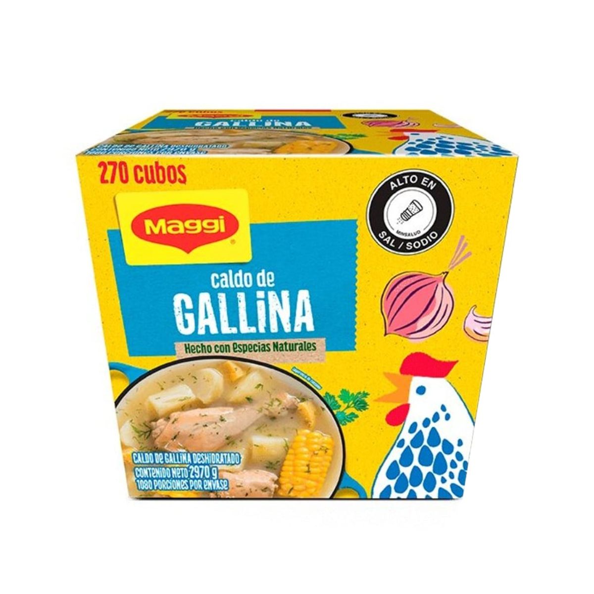 MAGGI - Caldo de Gallina Maggi x 270 Cubos