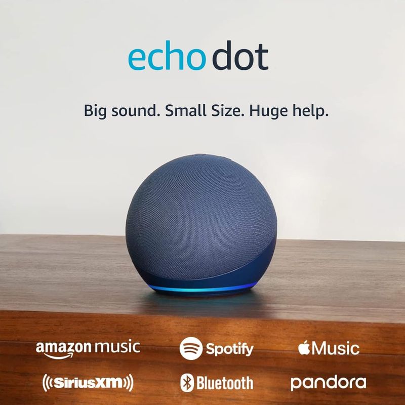 AMAZON - Alexa Parlante Inteligente Amazon Echo Dot azul 5ª Gen
