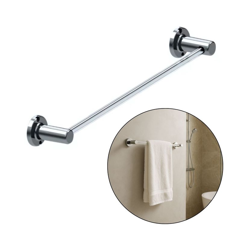 GENERICO - Toallero Barra Cromo Cristal Lujo