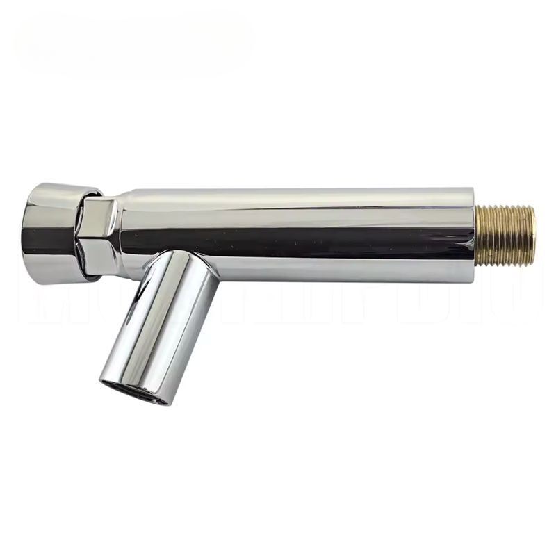 GENERICO - Llave De Lavamanos Push Pared Acero Inoxidable Cromado