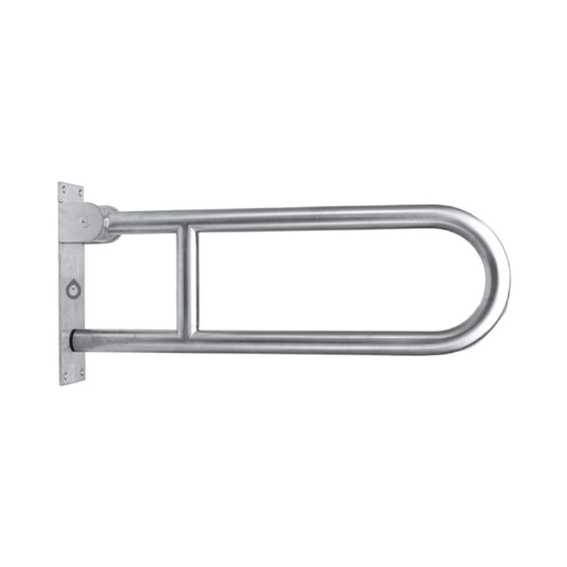 GENERICO - Barra De Seguridad Abatible 70cm En Acero Inoxidable
