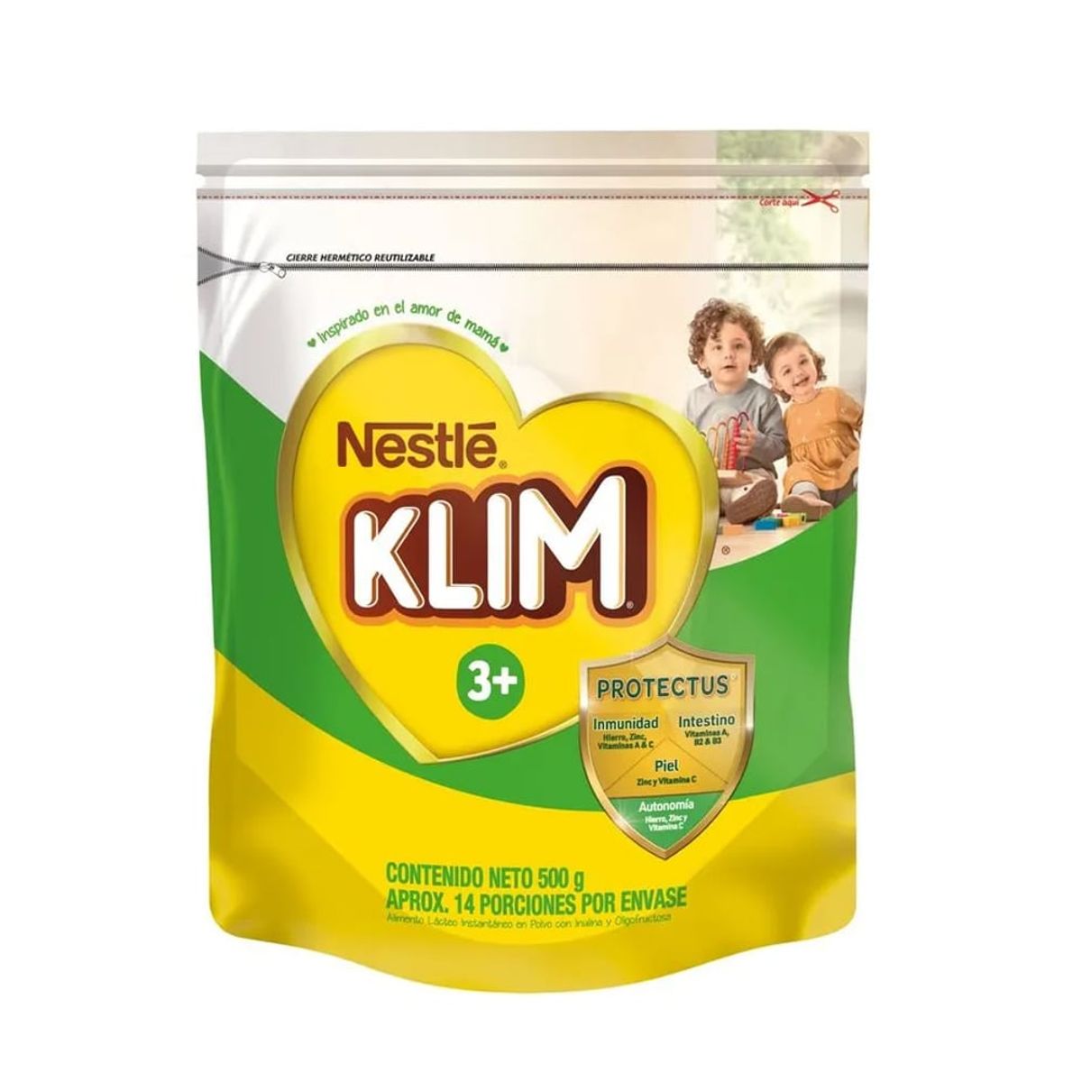 KLIM - Alimento Lácteo Klim 3+ Bolsa 500g