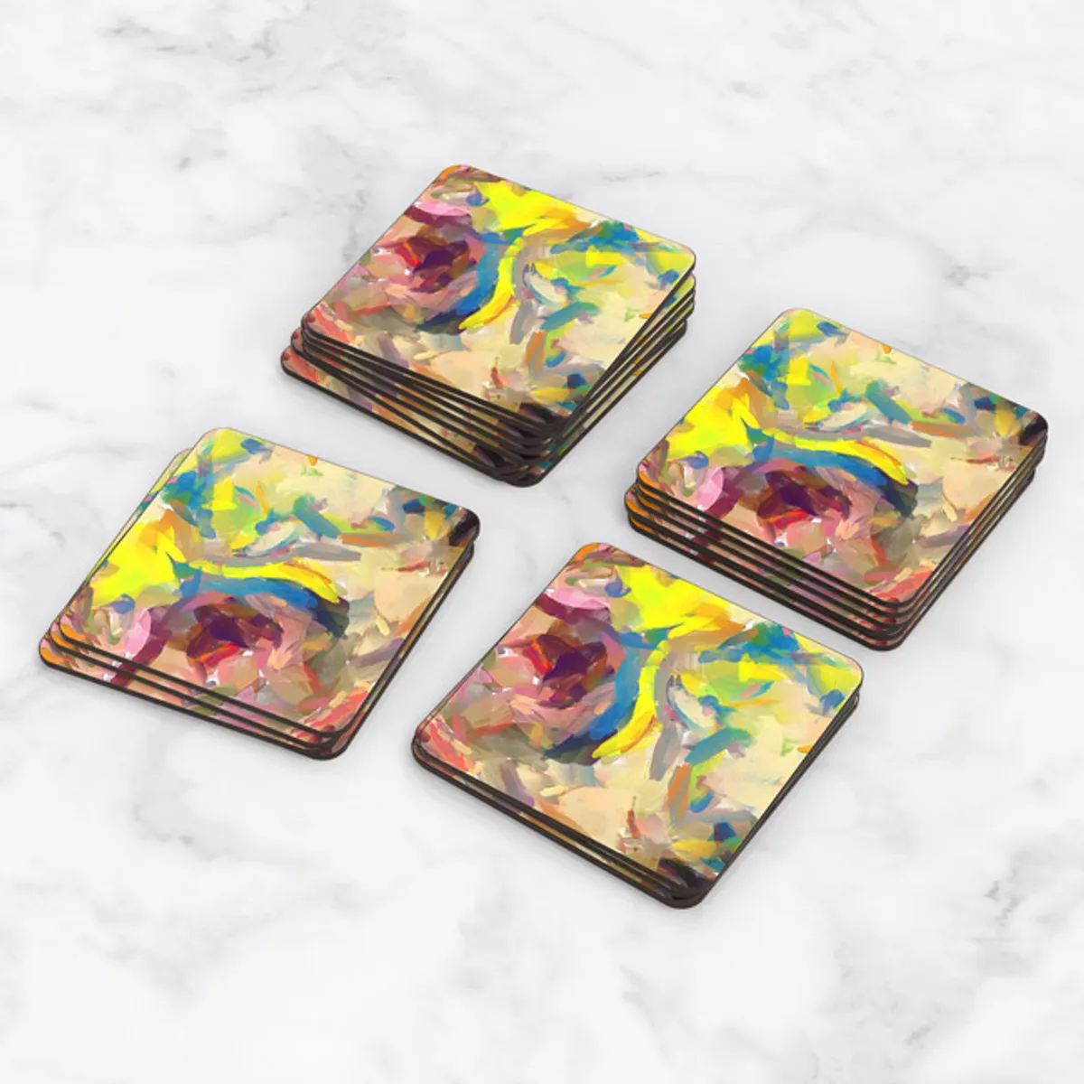 TAYRONA STORE - Portavasos Set x 6 Abstracto 176