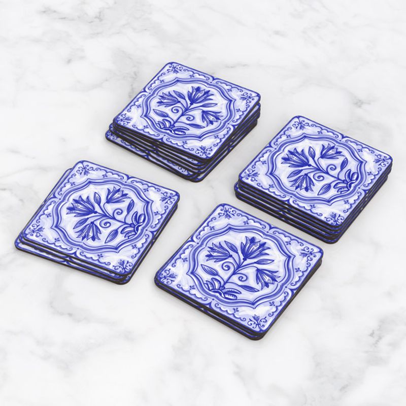 TAYRONA STORE - Portavasos Set x 6 Azulejos Portugueses 21