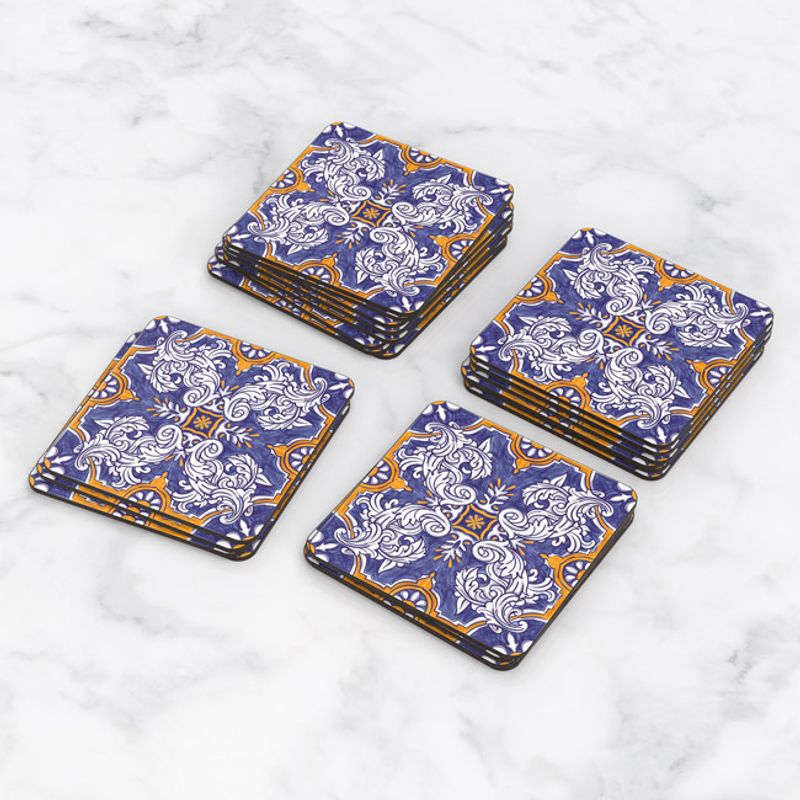TAYRONA STORE - Portavasos Set x 6 Azulejos Portugueses 18