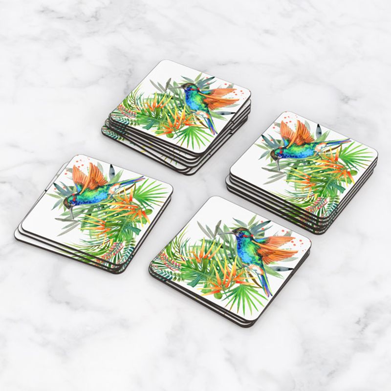 TAYRONA STORE - Portavasos Set x 6 Colibrí 02